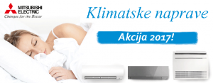 Mitsubishi Electric klima naprave Akcija